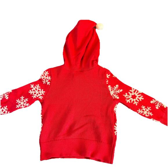 NWT Red Dr. Seuss Grinch Ugly Christmas Sweater Hoodie 12 Months Merry GRINCHMAS - Picture 3 of 9